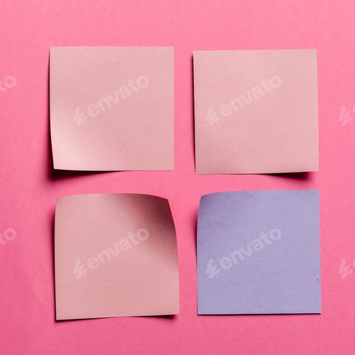 Preview: Label. Paper stickers for the notes