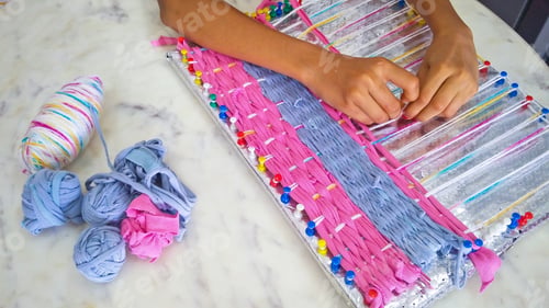 Preview: Making woollen mat
