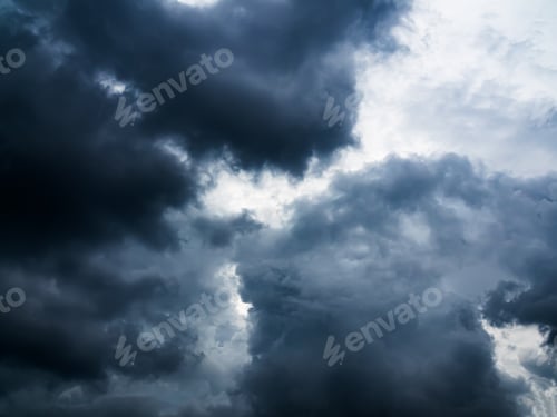 Preview: Cloud storm sky dark rain lightning thunder stormy