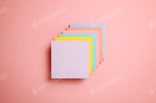 Preview: Pile Colorful Sticky Notes