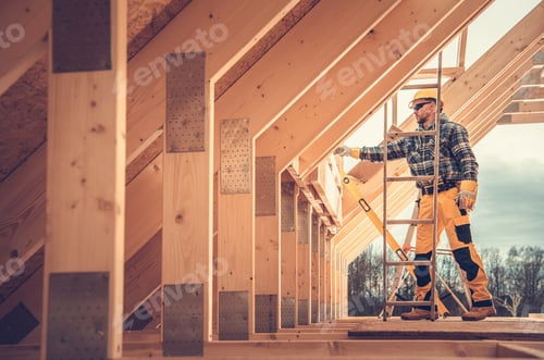 Preview: Residential Building Wooden Construction Job