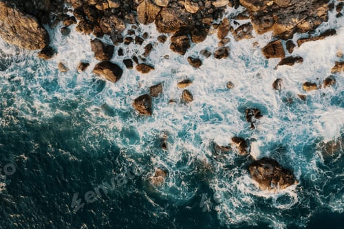 Preview: Birds Eye view of a shore break