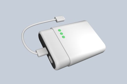 Preview: External SSD Tech 3D Illustration