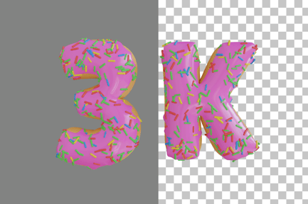 Preview: Donut 3K 3D Icon