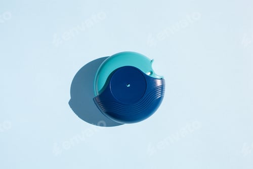 Preview: asthma inhaler medicine. medical treatment