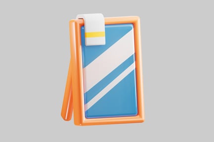 Preview: Modern display easel for signage