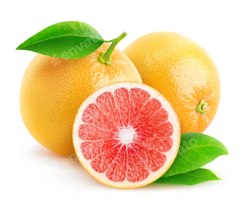 Preview: Isolated grapefruits