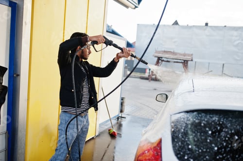 Preview: Asian man and car