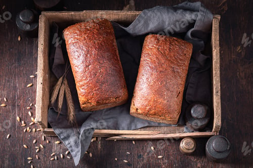 Preview: Multigrain loaf of breads for a healthy and balanced diet.