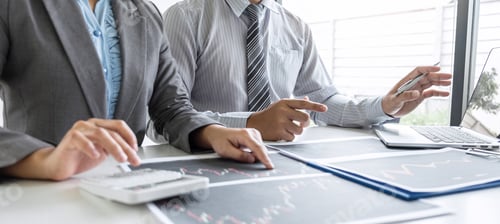 Preview: Business team on meeting to planning investment trading project and strategy of deal on a stock