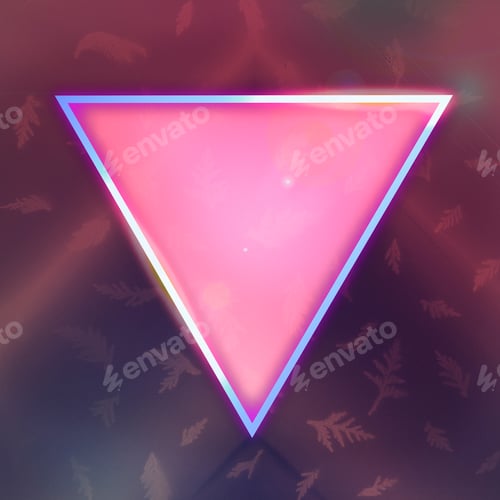 Preview: Frame on a neon colored background