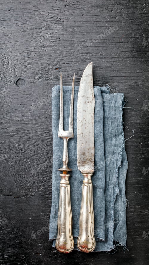 Preview: Vintage kitchenware kitchen utensils Meat Fork