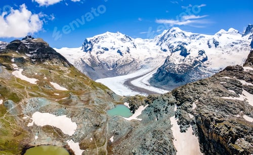 Vista previa: View of Matterhorn (Cervino) from Gornergrat, Switzerland