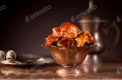 Preview: Dates and vintage silver dishes