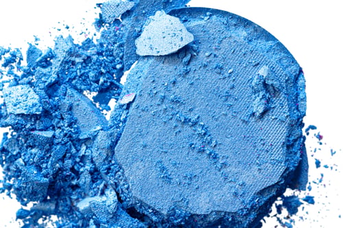 Preview: Crushed eyeshadows for eyes makeup isolated on white