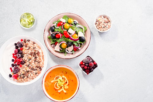 Preview: Set of ready dishes for diet