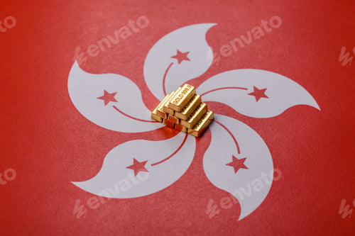 Preview: Gold bars or ingots as a tool for balance, financial investment, and savings. Gold bars