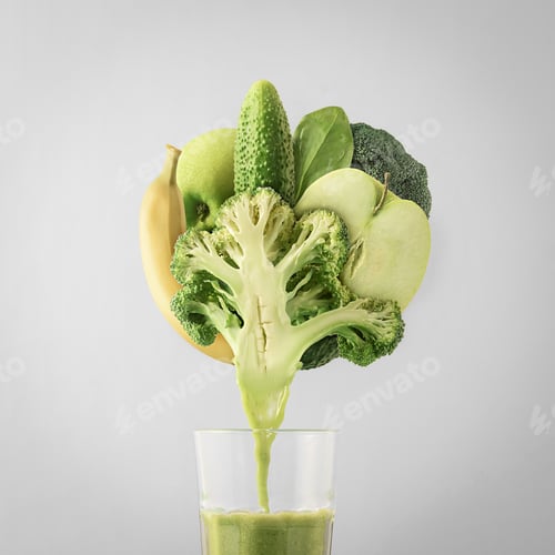 Preview: Creative concept for a healthy lifestyle.