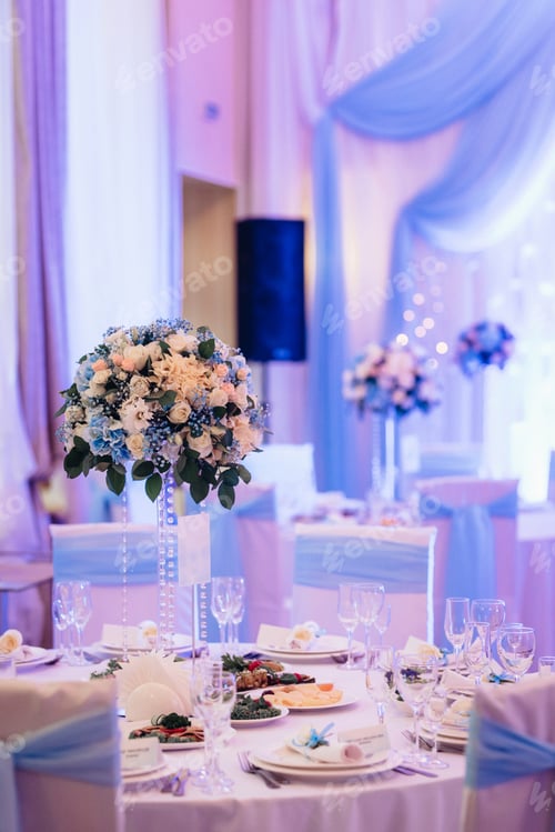 Preview: Banquet hall for weddings with decorative elements