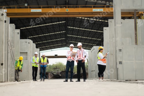 Preview: Architects a visit to the construction site.