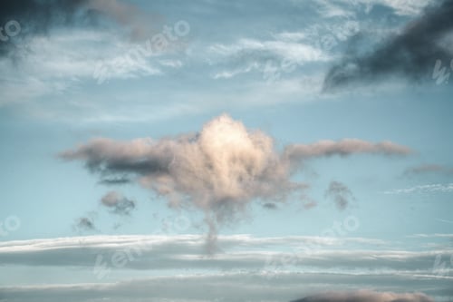 Preview: Curious cloud floats in the blue sky of Ancares Mountain Range