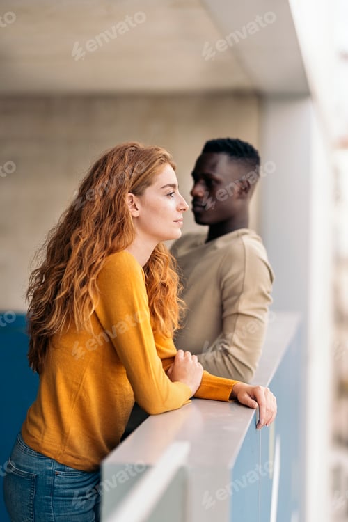 Preview: Loving Beautiful Multiethnic Young Couple