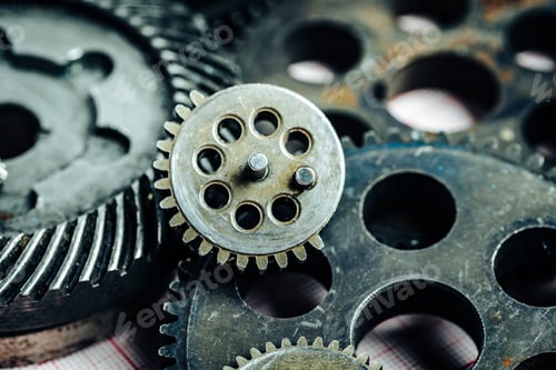 Preview: Gears from an old industrial machine
