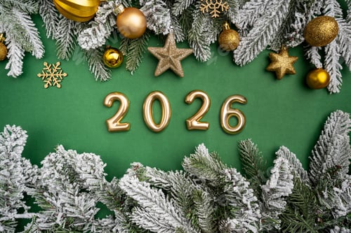 Visualização: Natal e Feliz Novo plano de fundo