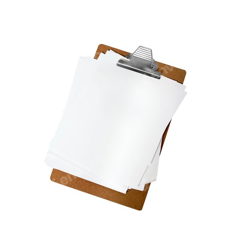 Preview: file folder with empty white papers