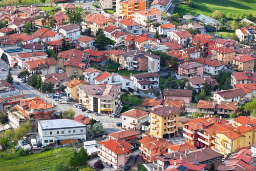 Preview: Modern San Marino Suburban districts view from above