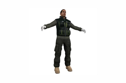 Preview: Figure in tactical vest and cargo pants