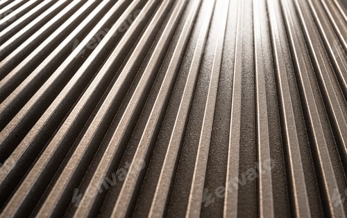 Preview: Close-up of a corrugated metal surface