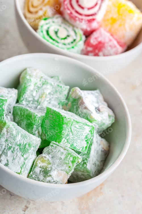 Preview: Turkish delight close up