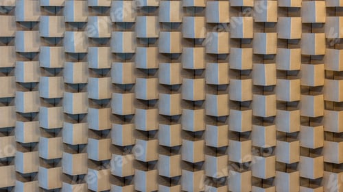 Preview: Seamless craft paperboard light brown wallpaper, Paper cardboard wall, Brown cardboard