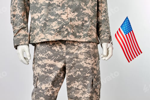 Preview: Patriotic us soldier concept