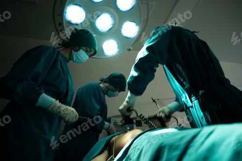 Preview: Surgical Team Performing Operation in Hospital Operating Room