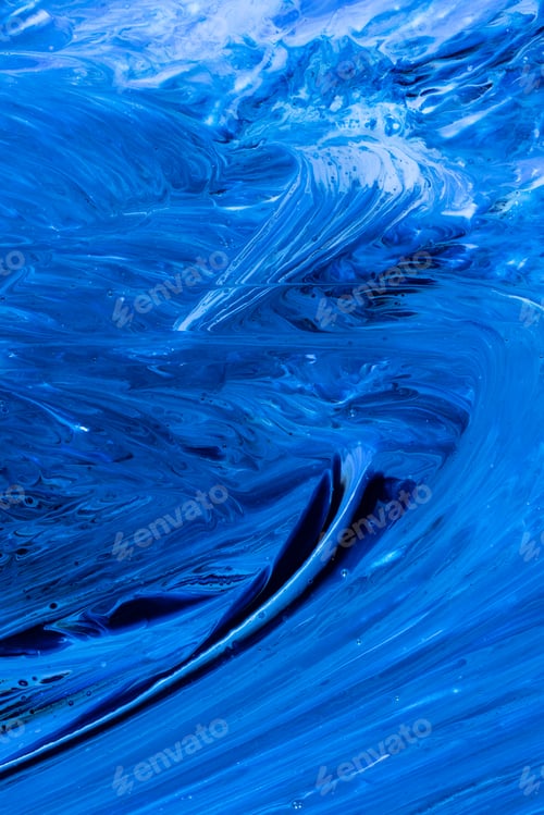 Preview: Abstract flow of liquid paints in mix