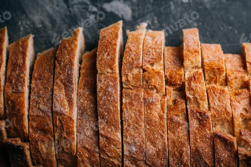 Preview: Slices of homemade rustic bread