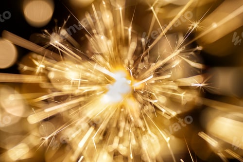 Preview: Fireworks at dark background