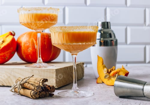 Preview: Pumpkin cocktail.