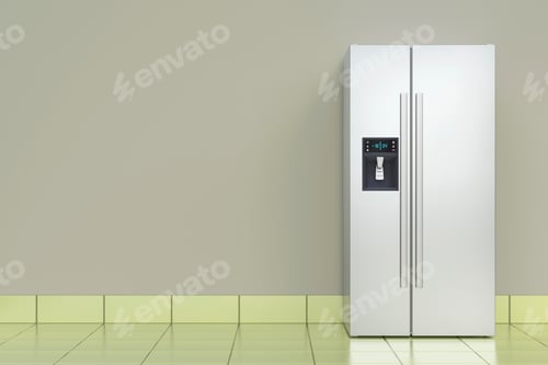 Preview: Big refrigerator in the kitchen