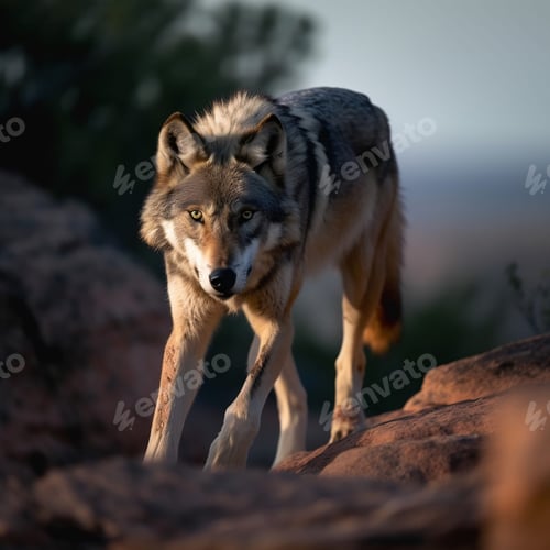 Preview: Majestic Wolf in Motion