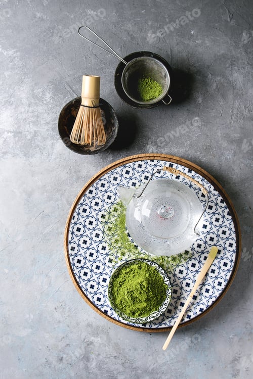 Preview: Green tea matcha powder