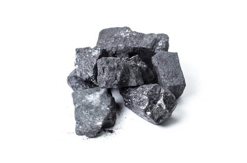 Preview: Natural wood charcoal Isolated on white