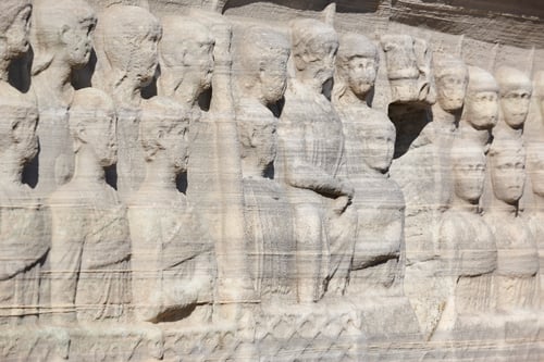 Preview: Egyptian obelisk in Sultanahmet neighborhood. Stone relief. Istanbul, Turkey