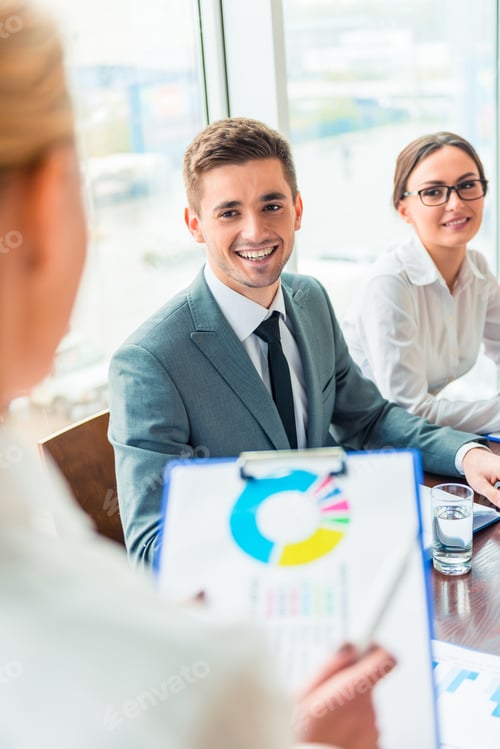 Preview: Business people in office