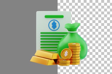 Preview: Wealth Structuring 3D Icon