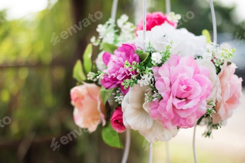 Preview: Flowers decorated for wedding background