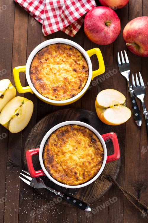 Preview: Cottage cheese casserole, sweet breakfast