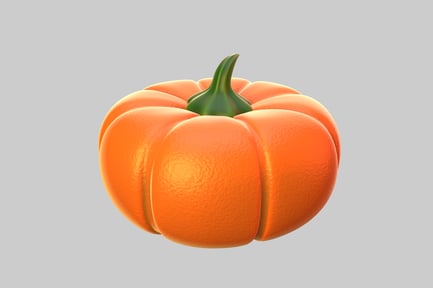 Preview: Classic orange pumpkin